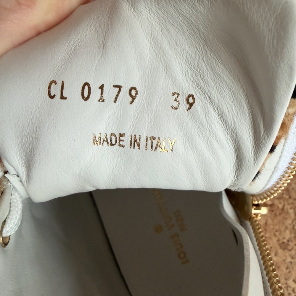 Louis Vuitton Leopard Print High-Top Sneakers - Picture 5 of 6